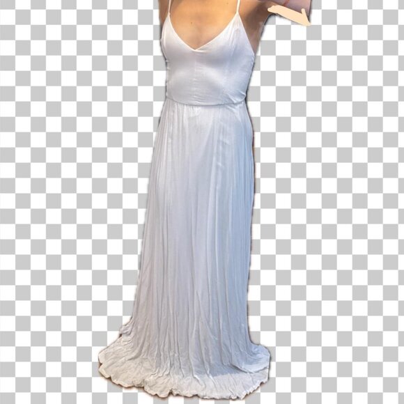 Handmade Bohemian Gauze Wedding Dress, XS - Picture 1 of 15